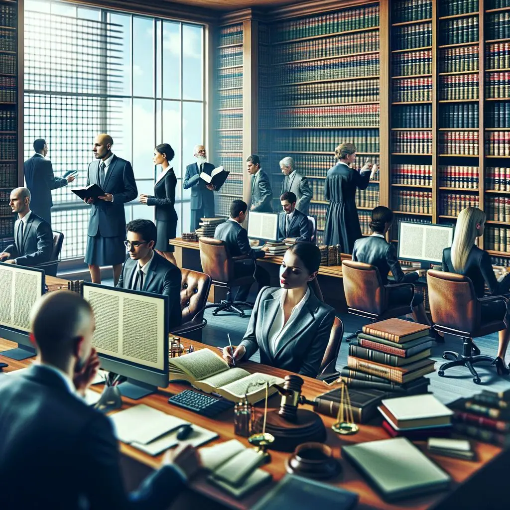 Inside the Law Library: Researchers Delving into Historical Legal Decisions