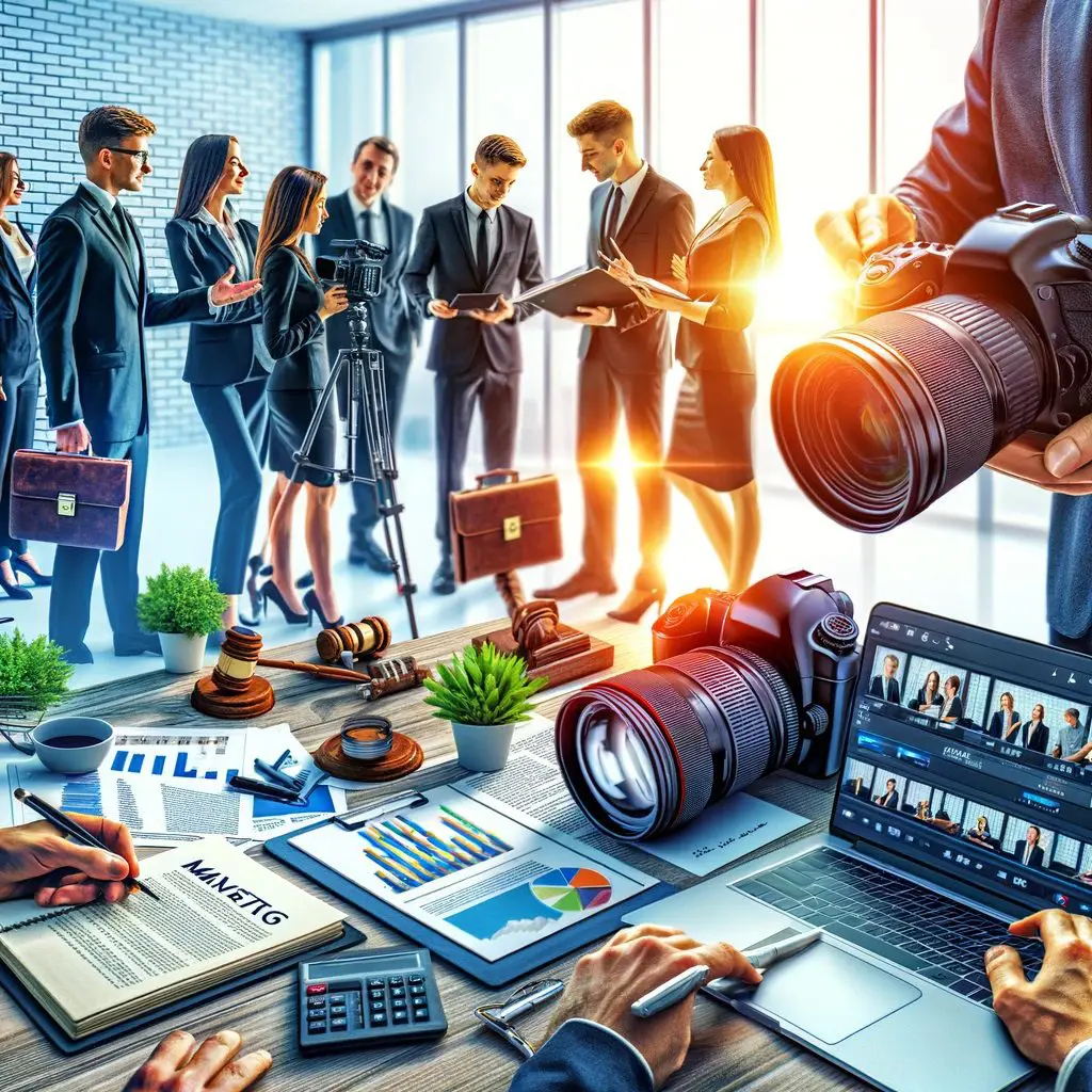 Producción innovadora de vídeos de marketing en consultas jurídicas: Un escenario creativo