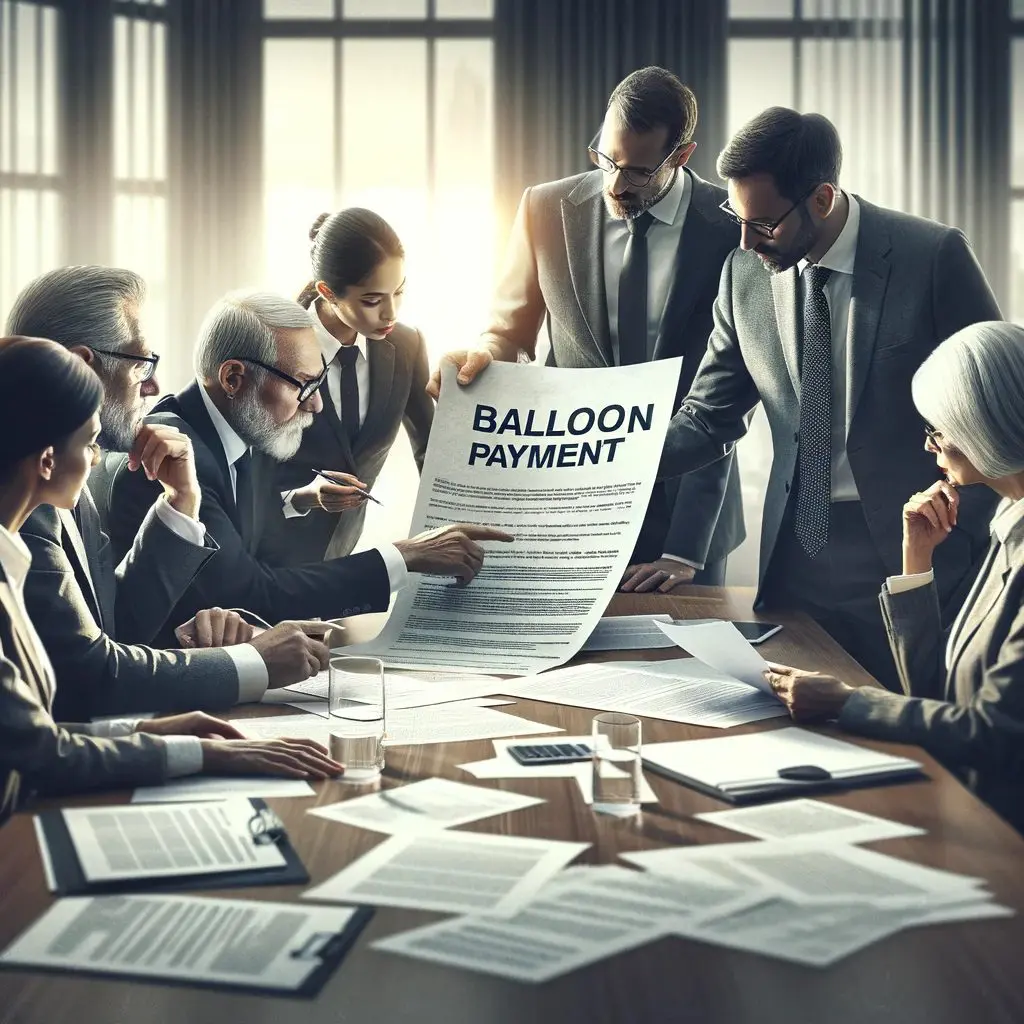 Professionals Analyzing Balloon Payment Terms