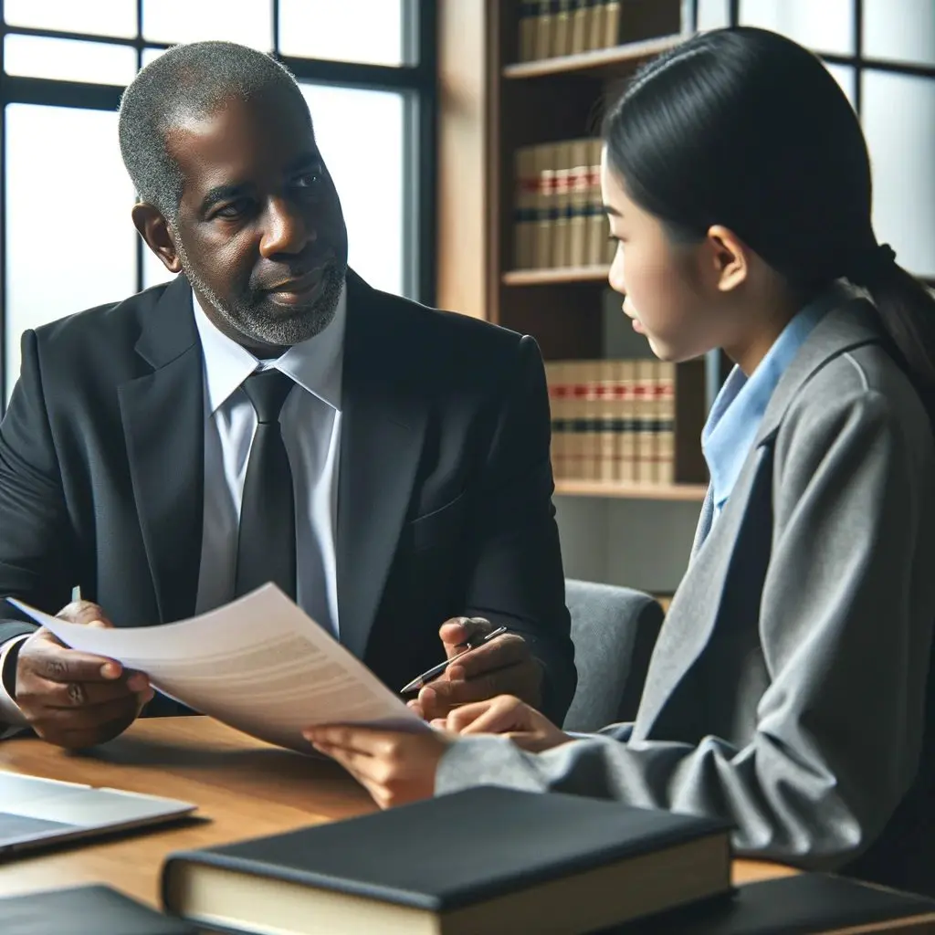 Navigating Legal Challenges: A Focused Attorney-Client Meeting