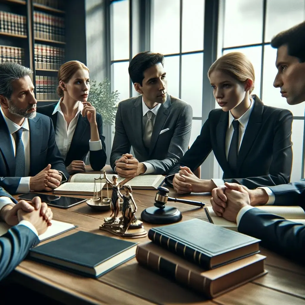 Expertos jurídicos debaten con sus clientes las estrategias y los riesgos de los juicios