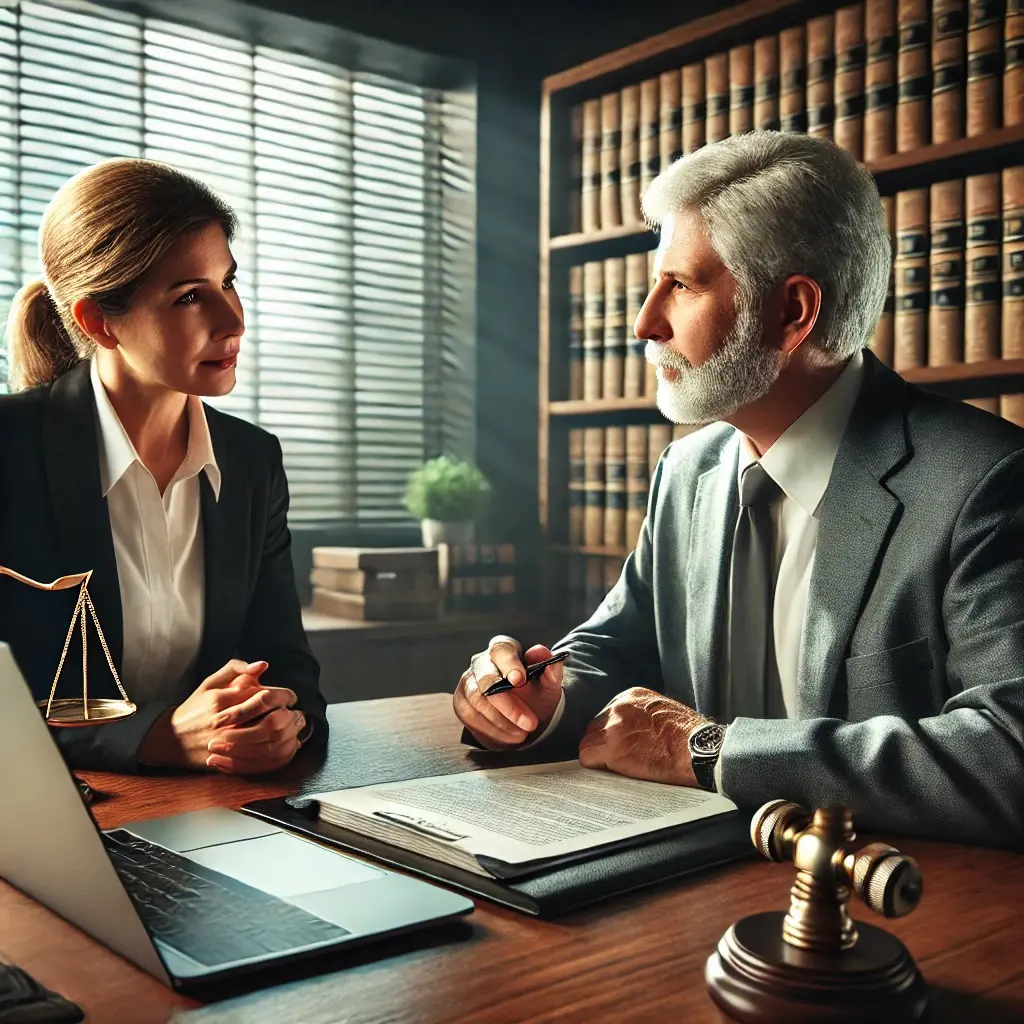 Experienced Attorney Consultation with Client