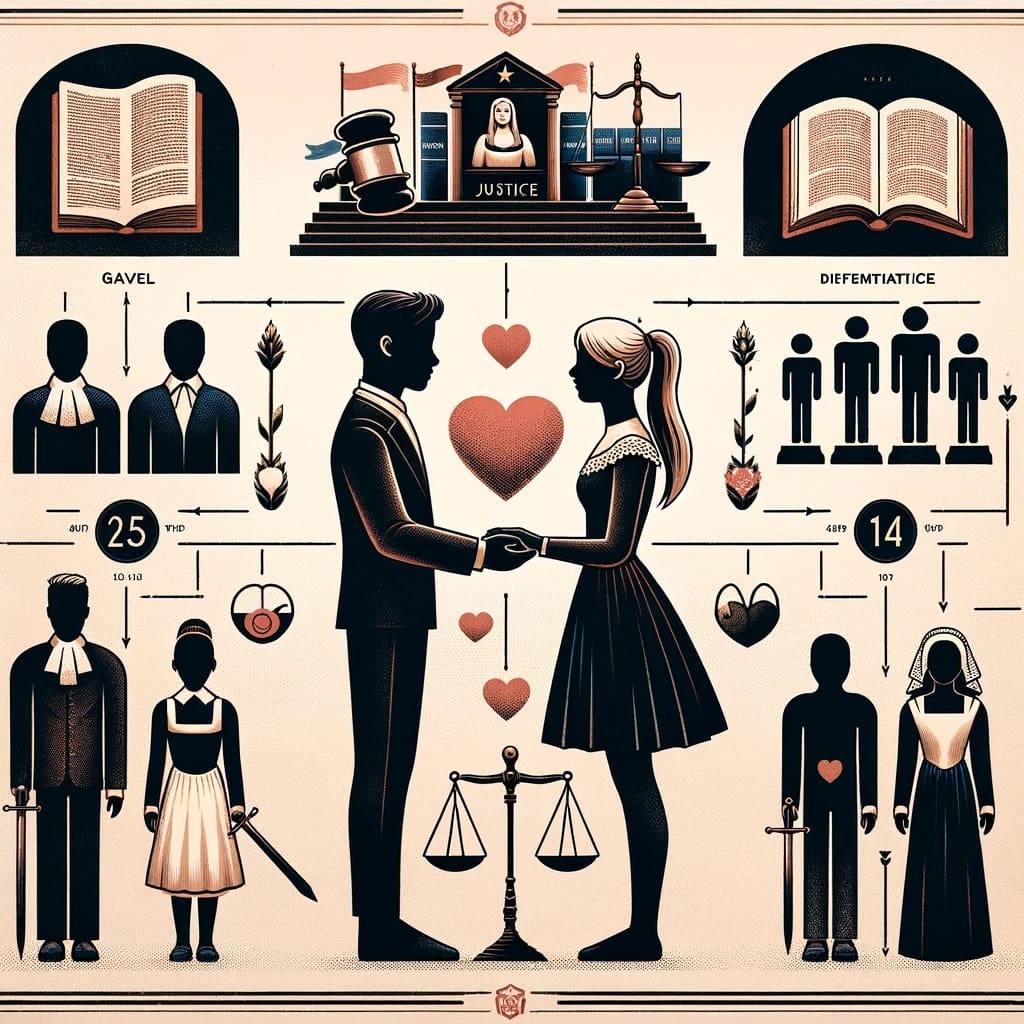 Rompiendo la barrera legal: Guía visual de las leyes de Romeo y Julieta
