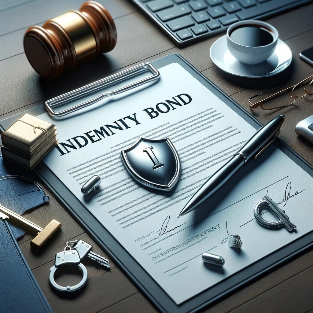 Illustrative Depiction of Indemnity Bonds in Commercial and Legal Contexts