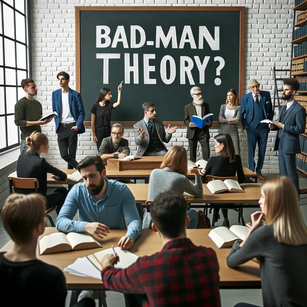 Análisis de la teoría del hombre malo en un aula universitaria