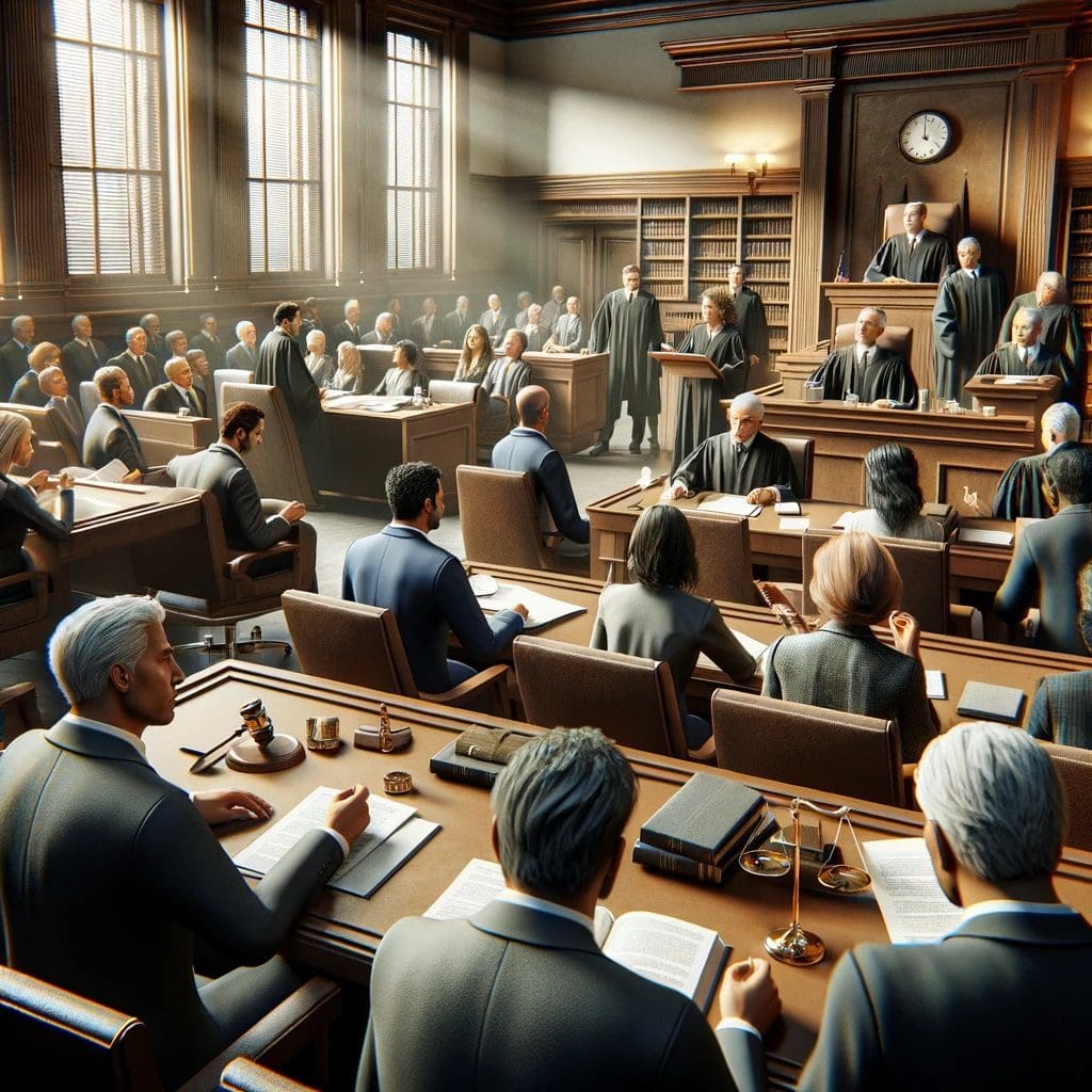 En la sala del tribunal: Los peritos judiciales navegan por un juicio complejo