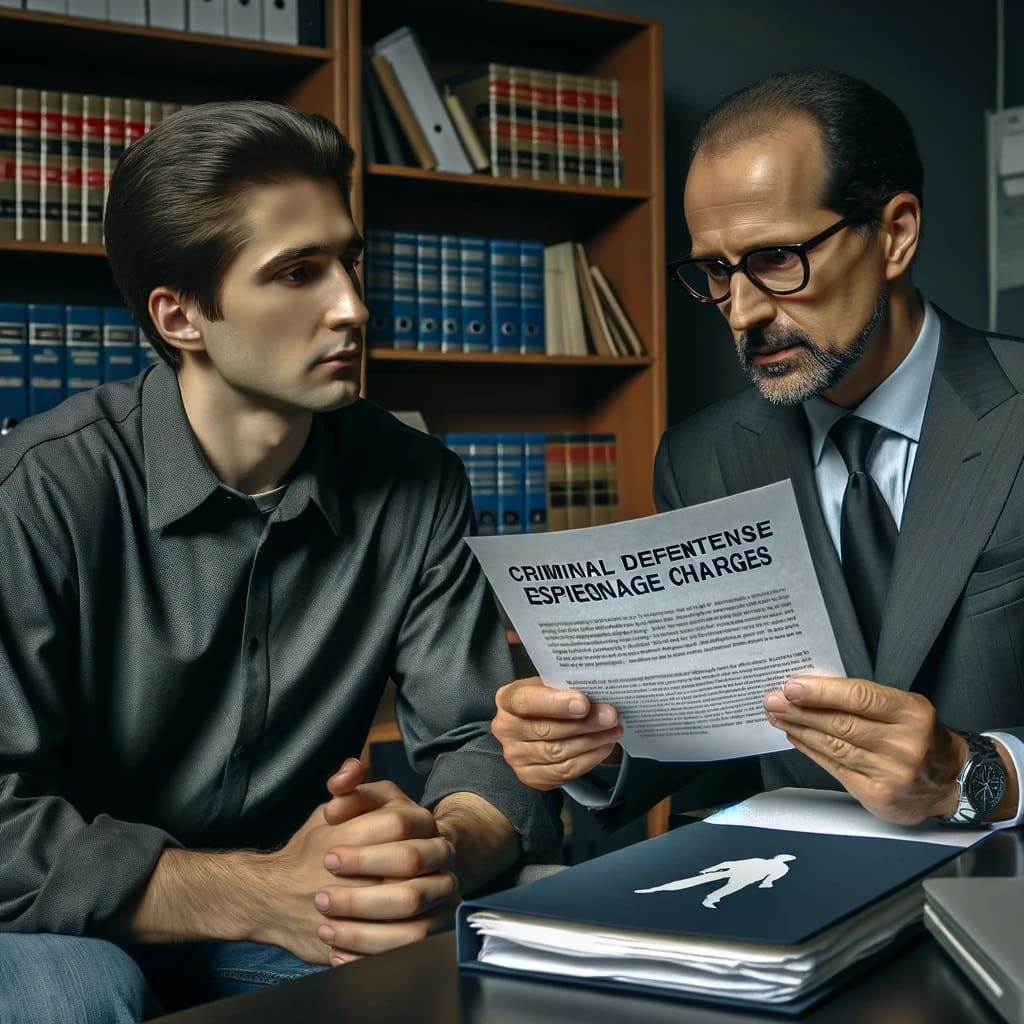 Discussing Espionage Defense Strategies with an Attorney