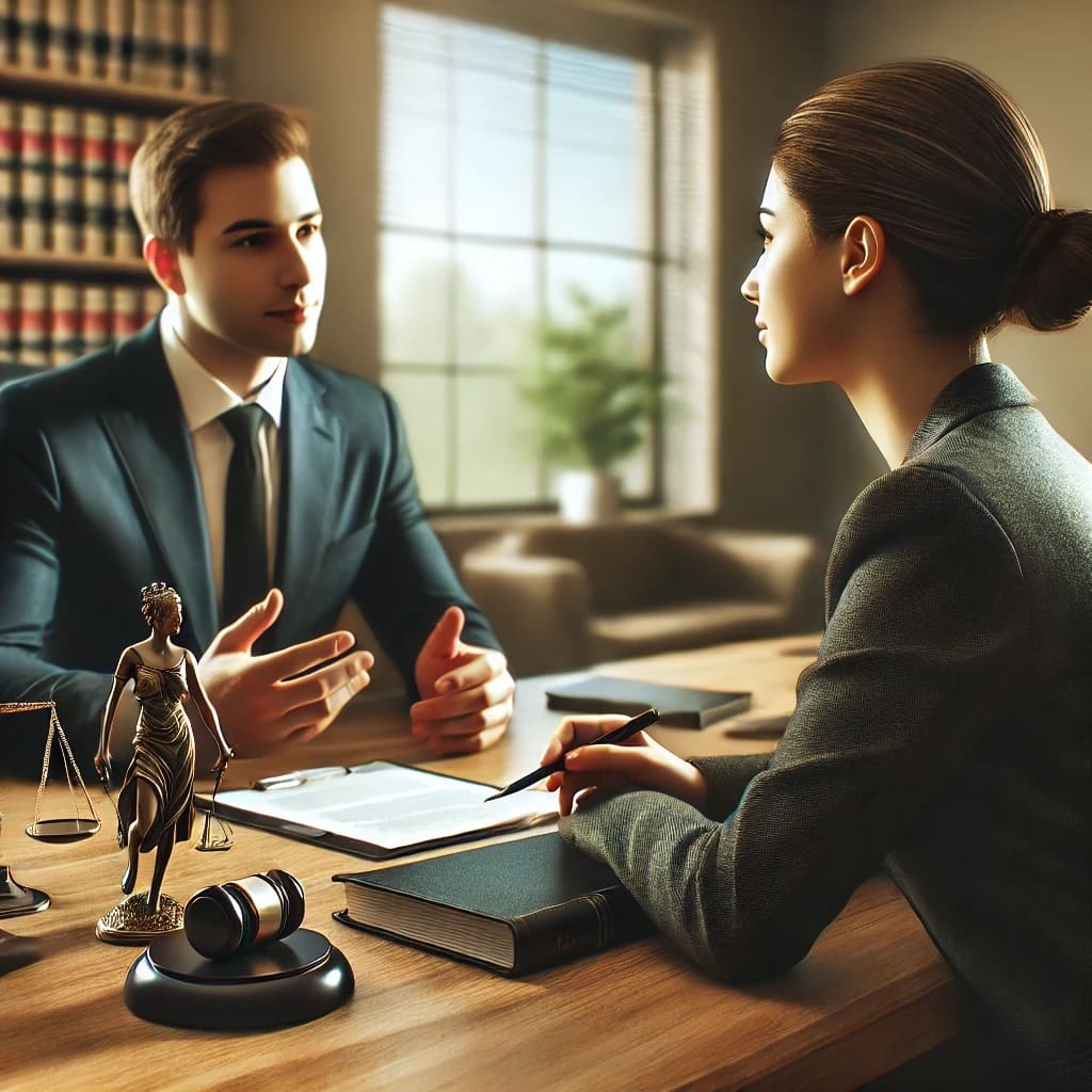 Discussing Divorce Case with Family Lawyer
