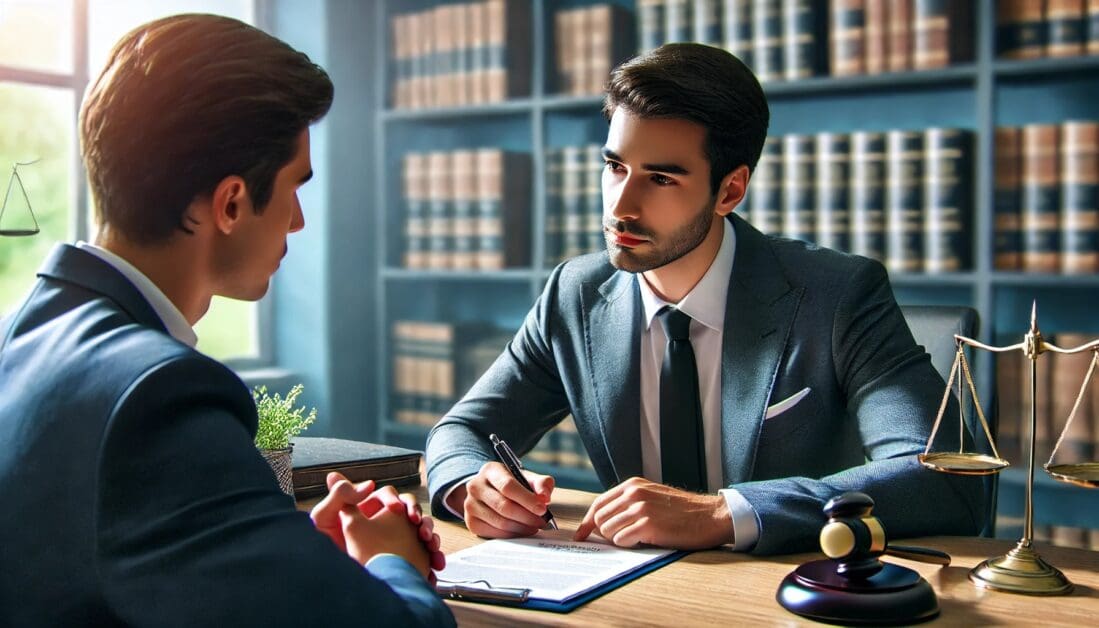 Discussing Motor Vehicle Accident Case with a Lawyer