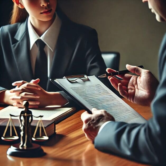 Professional Legal Consultation Between Lawyer and Client