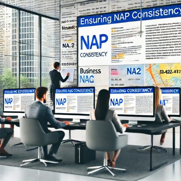 Digital Marketing Team Verifies NAP Consistency Across Directories