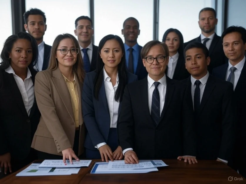 Discover Work Permits for Global Students in a Professional Office Environment