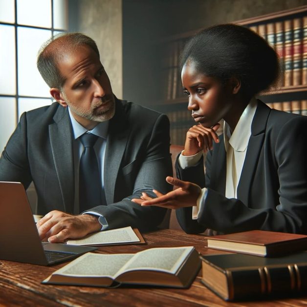 Attorney Advising Client on Sex Crime Defense Strategies